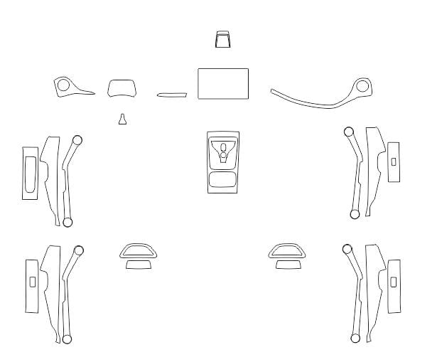 Creating patterns of car body and interior. Sale of templates in electronic form for cutting on paint protection film on a plotter - 08.06.2024