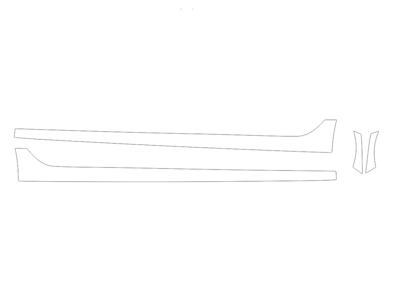 Formatki PPF do karoserii Cadillac CT6 (2020) – zestaw