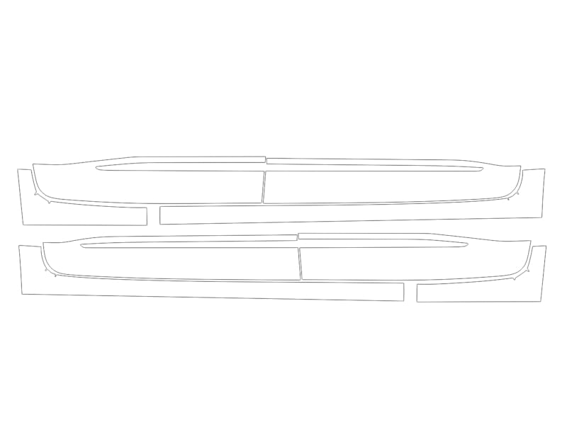 Formatki PPF do karoserii Chevrolet Traverse (2022) – zestaw