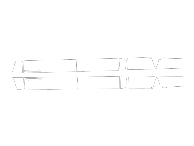 Formatki PPF do karoserii Ford F-250 (2020) Super Duty – zestaw