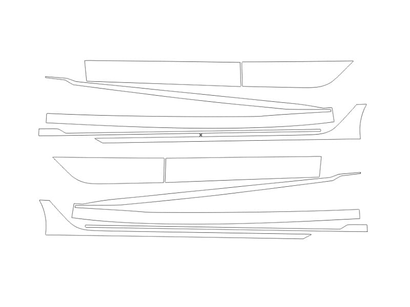 Formatki PPF do karoserii Hyundai Sonata (2023) N Line – zestaw