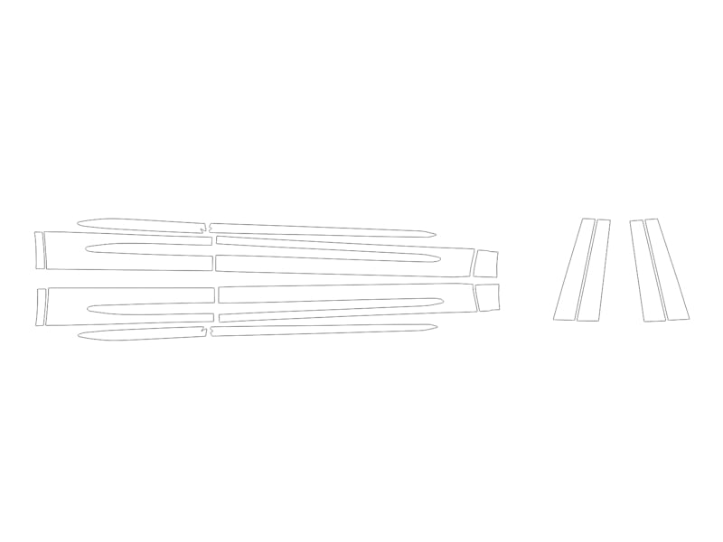 Formatki PPF do karoserii Lincoln Corsair (2023) Grand Touring – zestaw