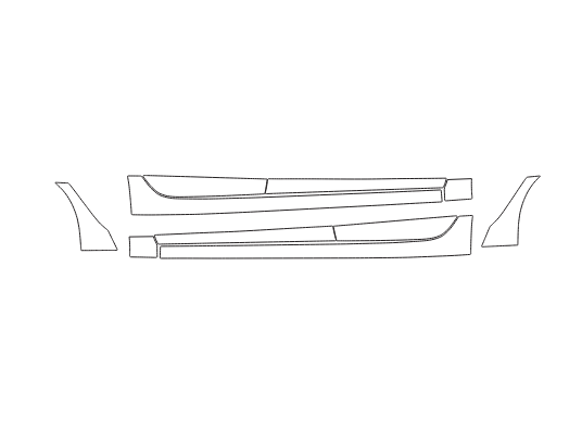 Formatki PPF do karoserii Mazda 6 (2015) – zestaw