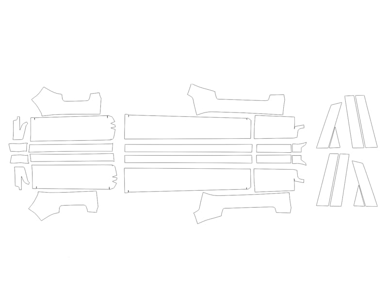 Formatki PPF do karoserii Mazda CX-60 (2022) – zestaw