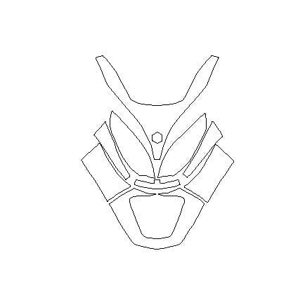 Formatki PPF do motocykla Piaggio MP3 LT – zestaw