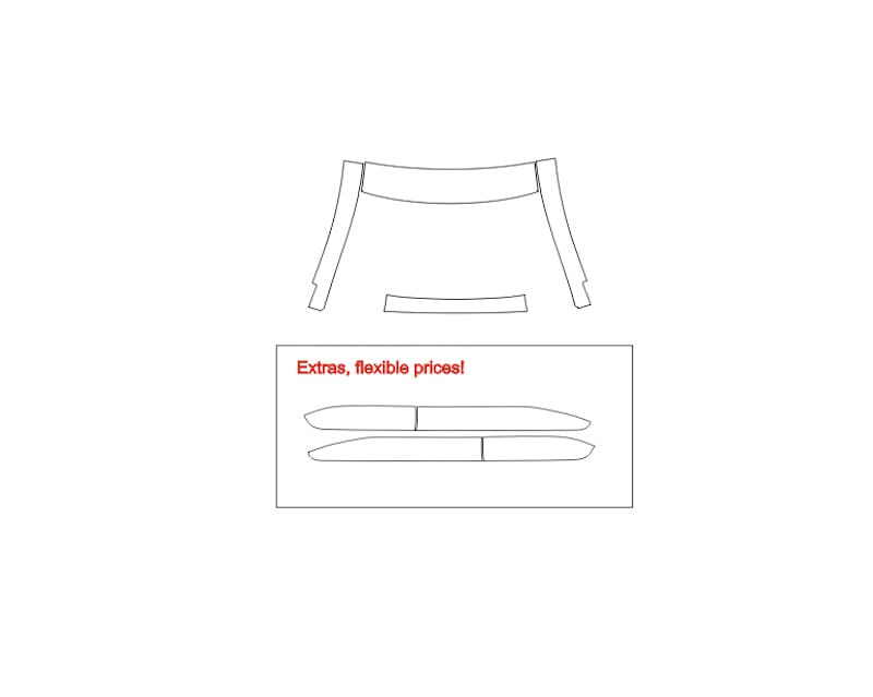 Formatki PPF do karoserii Toyota Corolla (2023) XSE – zestaw