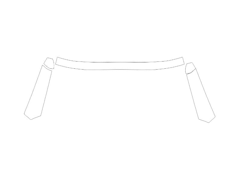 Formatki PPF do karoserii Toyota FJ Cruiser (2021) – zestaw