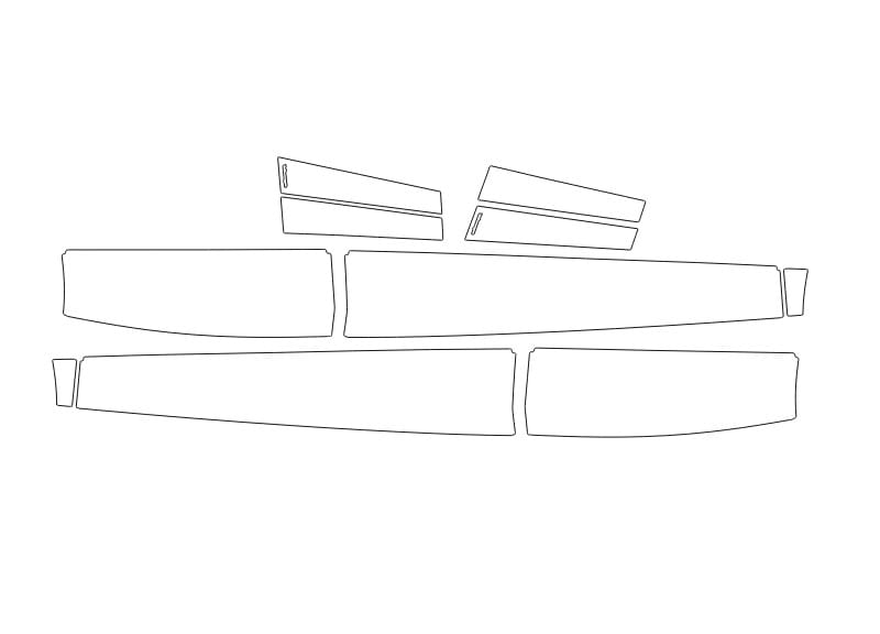 Formatki PPF do karoserii Volkswagen ID.5 (2024) GTX – zestaw