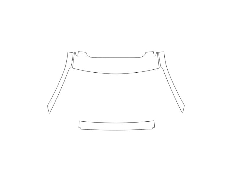 Formatki PPF do karoserii Volkswagen Tiguan (2024) R-Line – zestaw