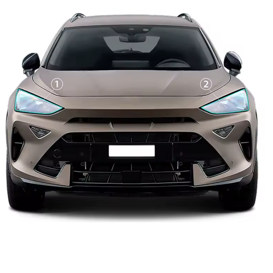 CUPRA FORMENTOR Formatki 2024-2025 Folia Ochronna PPF na lampy  (1)