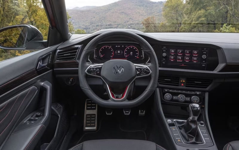 VOLKSWAGEN JETTA 2022 GLI FOLIA PPF DO WNĘTRZA PIANO BLACK EKRANY ZESTAW