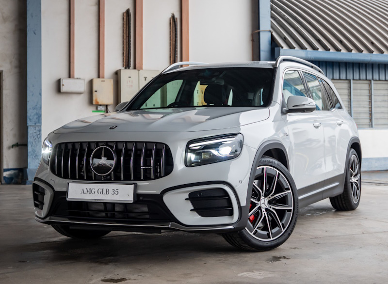 MERCEDES GLB OD 2024 FOLIA PPF DO WNĘTRZA PIANO BLACK EKRANY ZESTAW