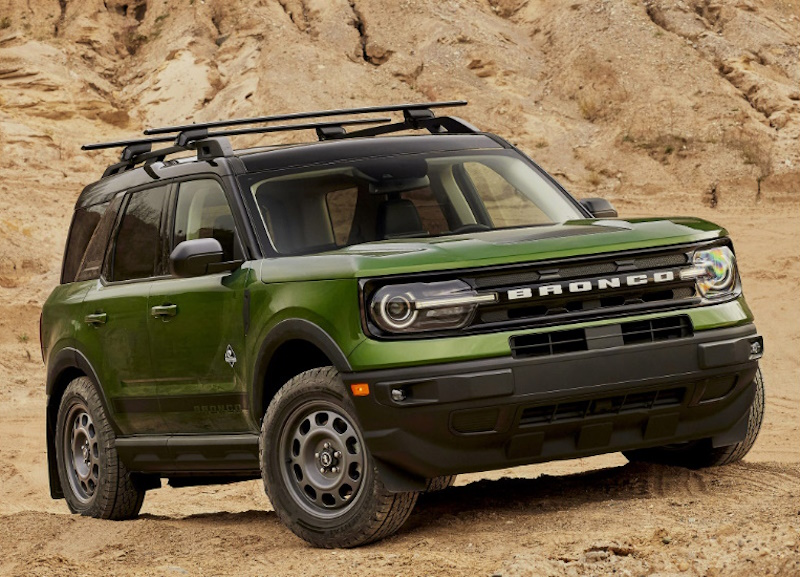 FORD BRONCO SPORT FOLIA PPF DO WNĘTRZA PIANO BLACK EKRANY ZESTAW