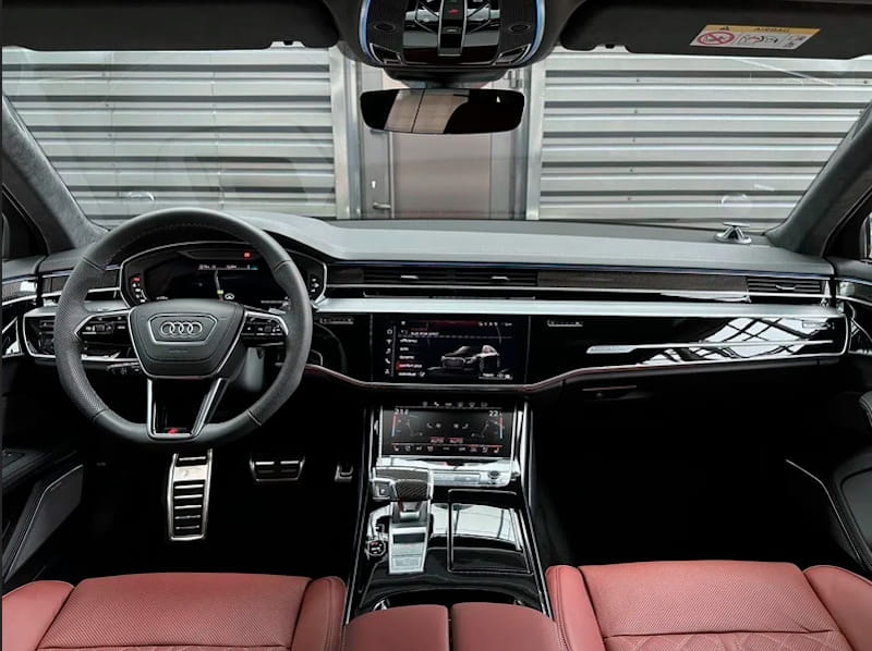 Folia ochronna PPF do wnętrza Audi S8 (2022) – formatki (zestaw)