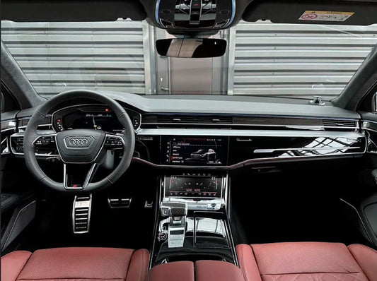Folia ochronna PPF do wnętrza Audi S8 (2022) – formatki (zestaw)