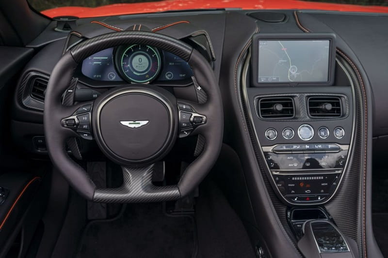 Folia ochronna PPF do wnętrza Aston Martin DBS Superleggera (2018) – formatki (zestaw)