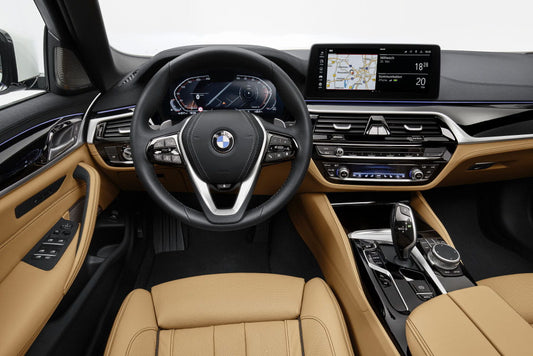 Folia ochronna PPF do wnętrza BMW 5-series (2020) – formatki (zestaw)