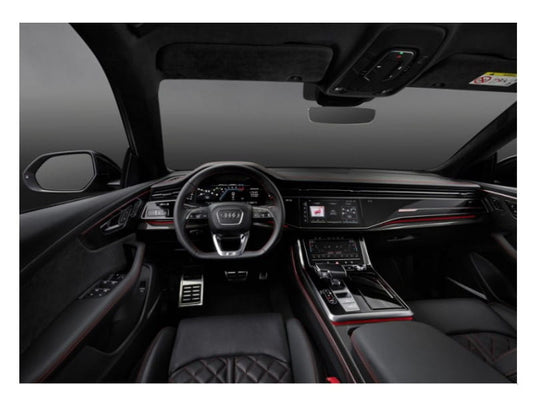 Folia ochronna PPF do wnętrza Audi Q7 (2020) Base_S-line  – formatki (zestaw)