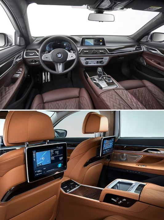 Folia ochronna PPF do wnętrza BMW 7 Series (2019) m-sport  – formatki (zestaw)