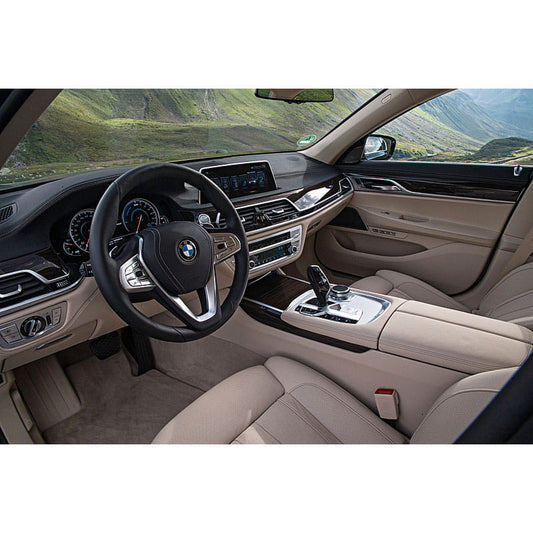 Folia ochronna PPF do wnętrza BMW 7 Series (2016) M-Sport  – formatki (zestaw)