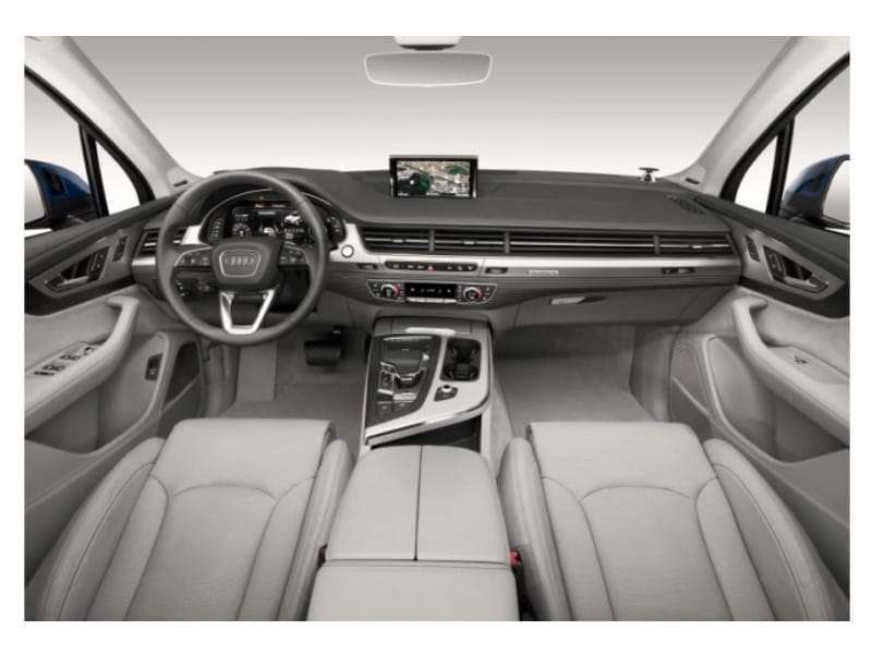Folia ochronna PPF do wnętrza Audi Q7 (2015) – formatki (zestaw)