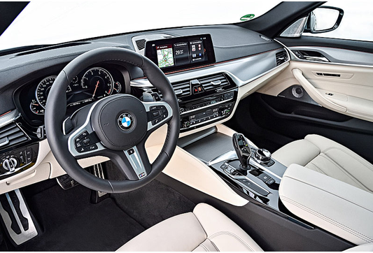 Folia ochronna PPF do wnętrza BMW 5-series (2017) – formatki (zestaw)