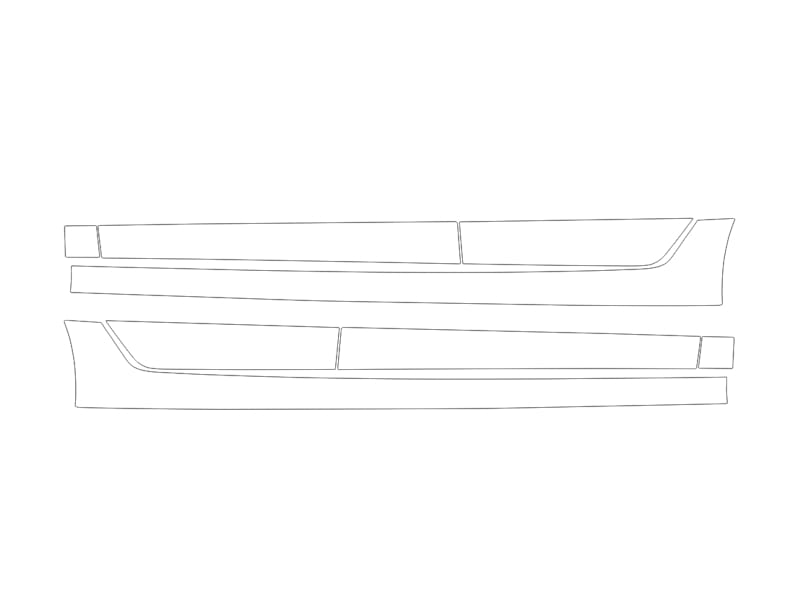 Formatki PPF do karoserii Toyota Camry (2021) – zestaw