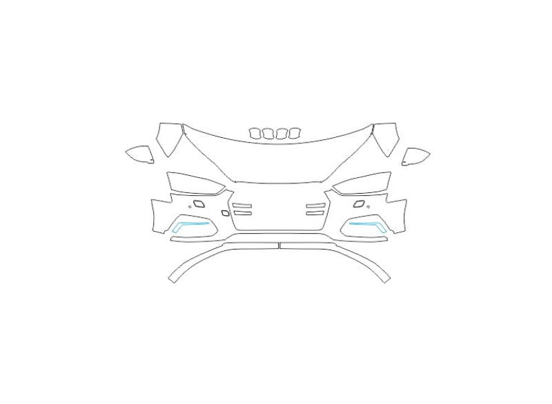 Formatki PPF do karoserii Toyota Corolla Cross (2026) – zestaw