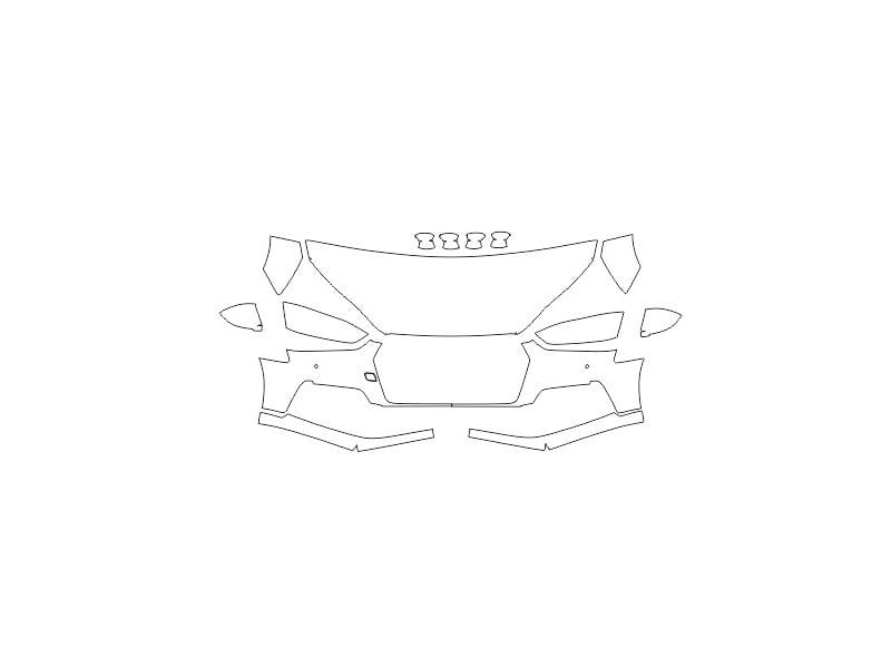 Formatki PPF do karoserii Toyota Corolla GR (2023) – zestaw