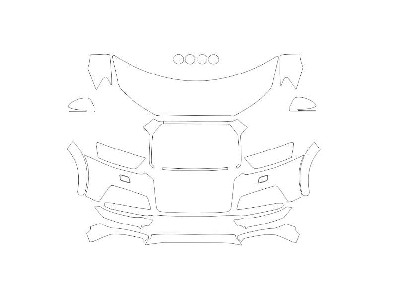 Formatki PPF do karoserii Toyota Land Cruiser Prado 250 (2024) First Edition – zestaw