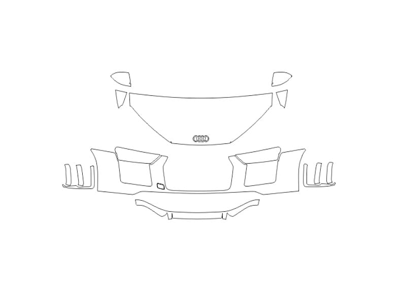 Formatki PPF do karoserii Toyota Yaris Cross (2021) – zestaw