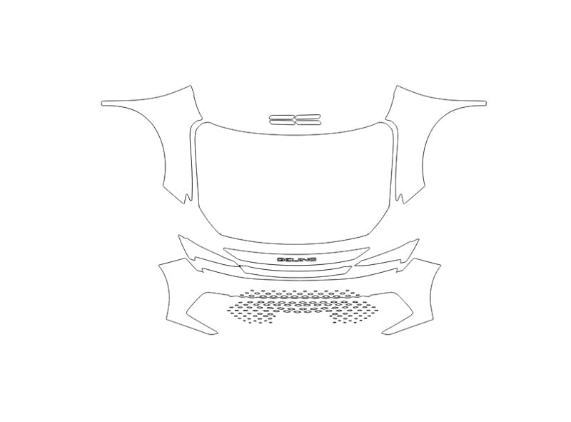 Formatki PPF do karoserii Volkswagen ID.4 (2021) X – zestaw