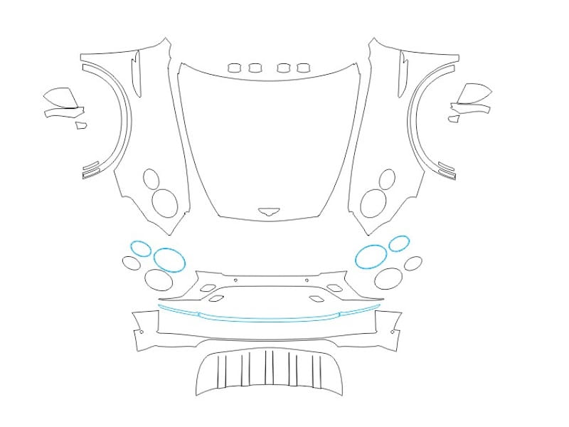 Formatki PPF do karoserii Volkswagen ID.Buzz (2026) GTX – zestaw
