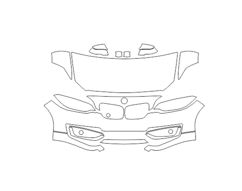 Formatki PPF do karoserii Volkswagen Polo (2020) – zestaw