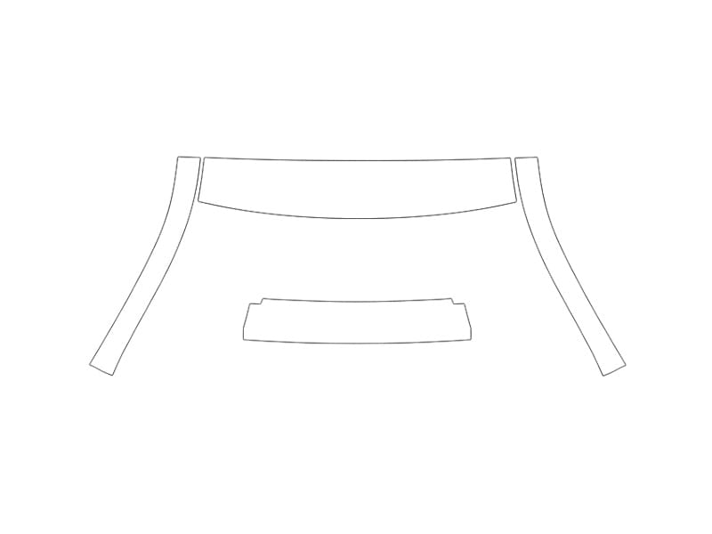 Formatki PPF do karoserii Volkswagen Tiguan (2012) Sport R-Line – zestaw