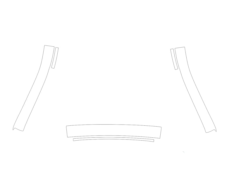 Formatki PPF do karoserii Volkswagen Tiguan (2020) R – zestaw