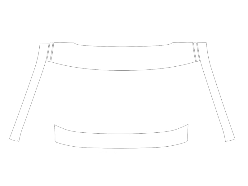 Formatki PPF do karoserii Volkswagen Tiguan (2020) R-Line Allspace – zestaw
