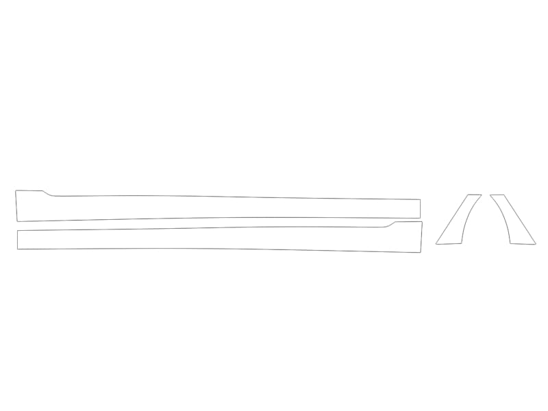 Formatki PPF do karoserii Volkswagen Tiguan (2024) R-Line – zestaw