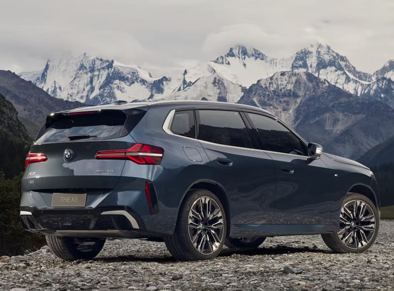 Formatki PPF do karoserii BMW X3 Series (2025) 30L M-Sport china – zestaw