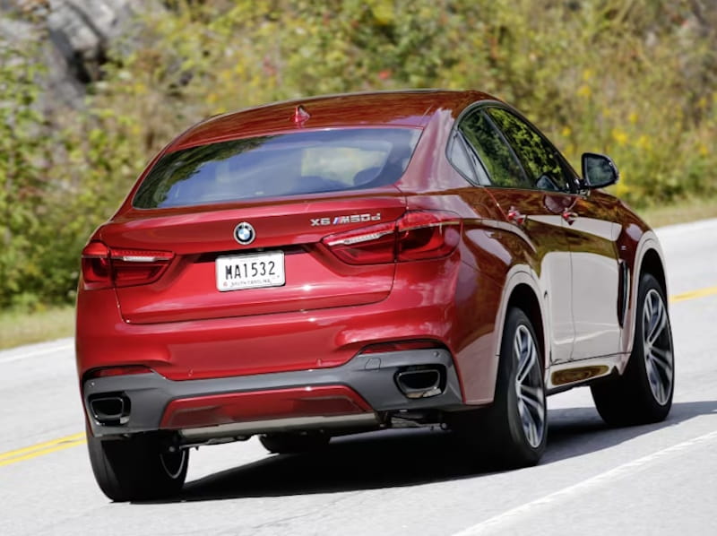 Formatki PPF do karoserii BMW X6 (2015) M50d – zestaw