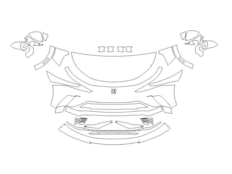 Formatki PPF do karoserii Buick Envista (2023) Avenir – zestaw