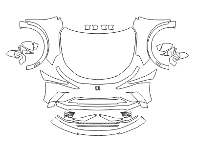 Formatki PPF do karoserii Buick Envista (2023) Avenir – zestaw