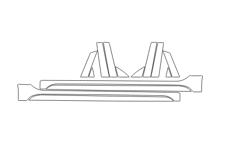 Formatki PPF do karoserii BYD Destroyer 05 (2024) – zestaw