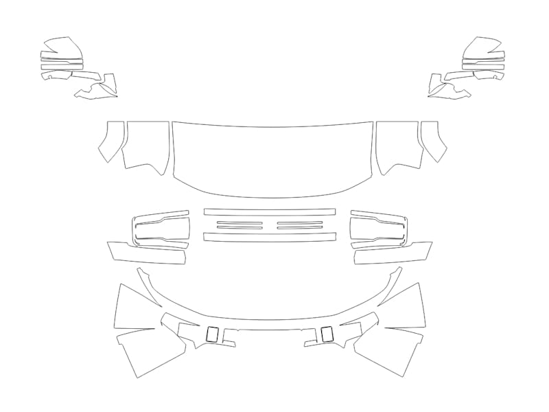 Formatki PPF do karoserii BYD Leopard 5 (2025) – zestaw