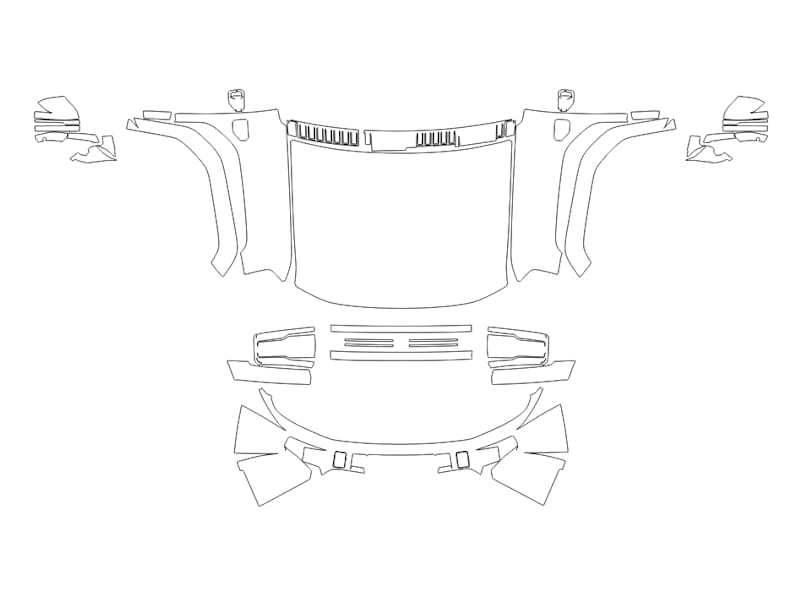 Formatki PPF do karoserii BYD Leopard 5 (2025) – zestaw