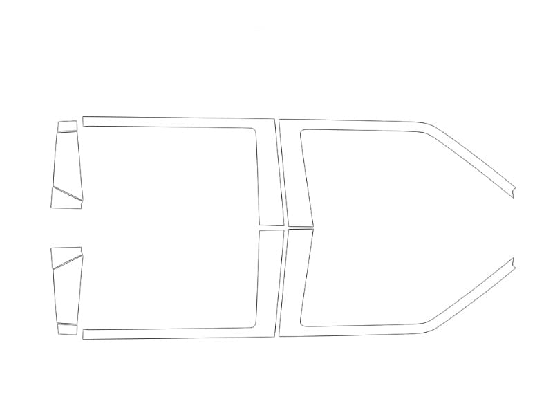 Formatki PPF do karoserii BYD Shark (2024) – zestaw