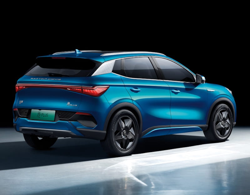 Formatki PPF do karoserii BYD Yuan Plus (2022) EV – zestaw