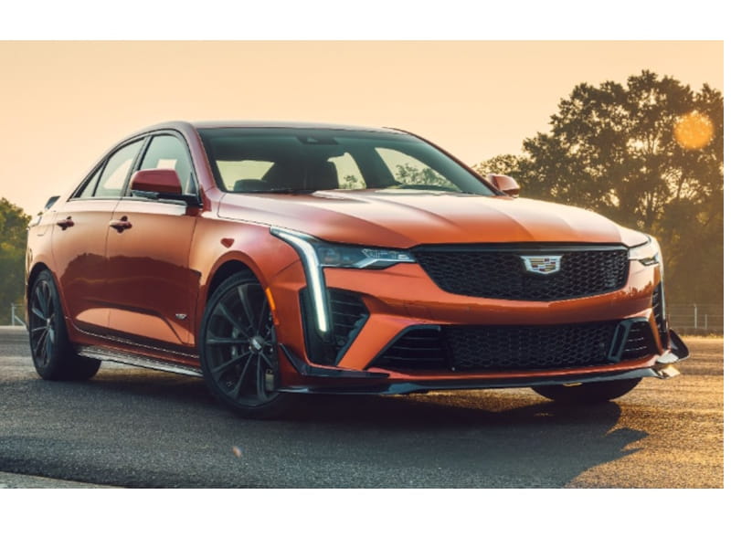 Formatki PPF do karoserii Cadillac CT4 (2022) V Blackwing Carbon Package – zestaw