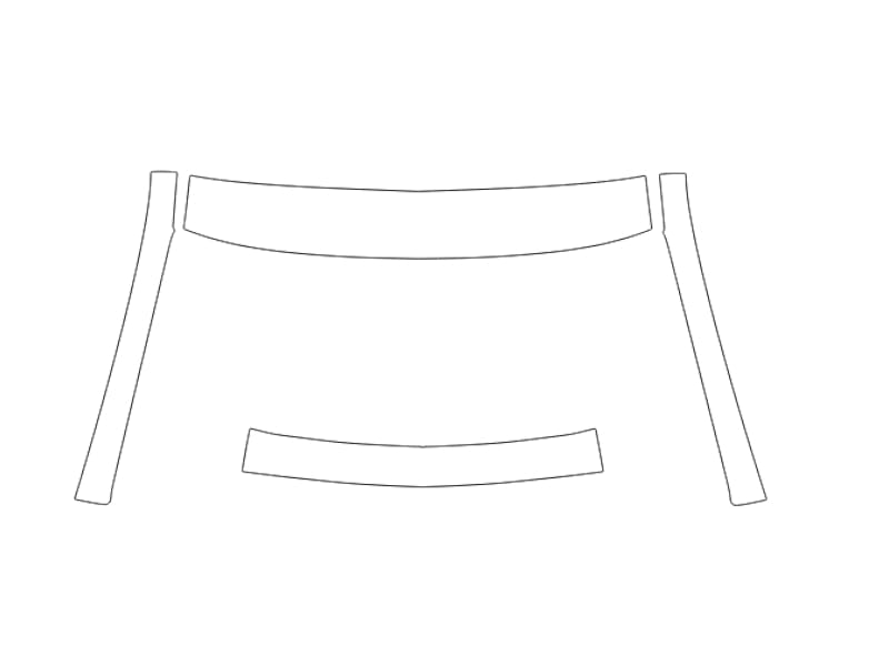 Formatki PPF do karoserii Cadillac CT5 (2020) – zestaw