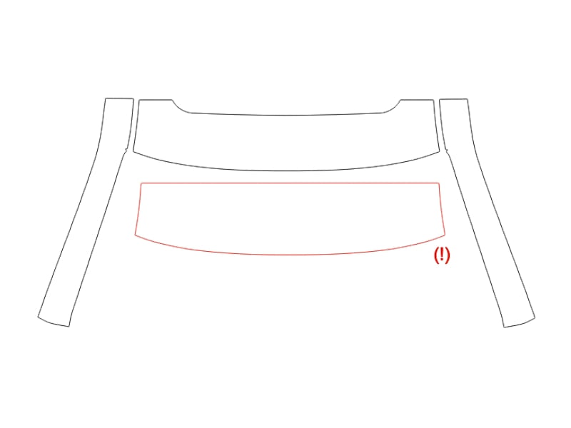 Formatki PPF do karoserii Cadillac CT5 (2022) V-Series Blackwing Sedan – zestaw